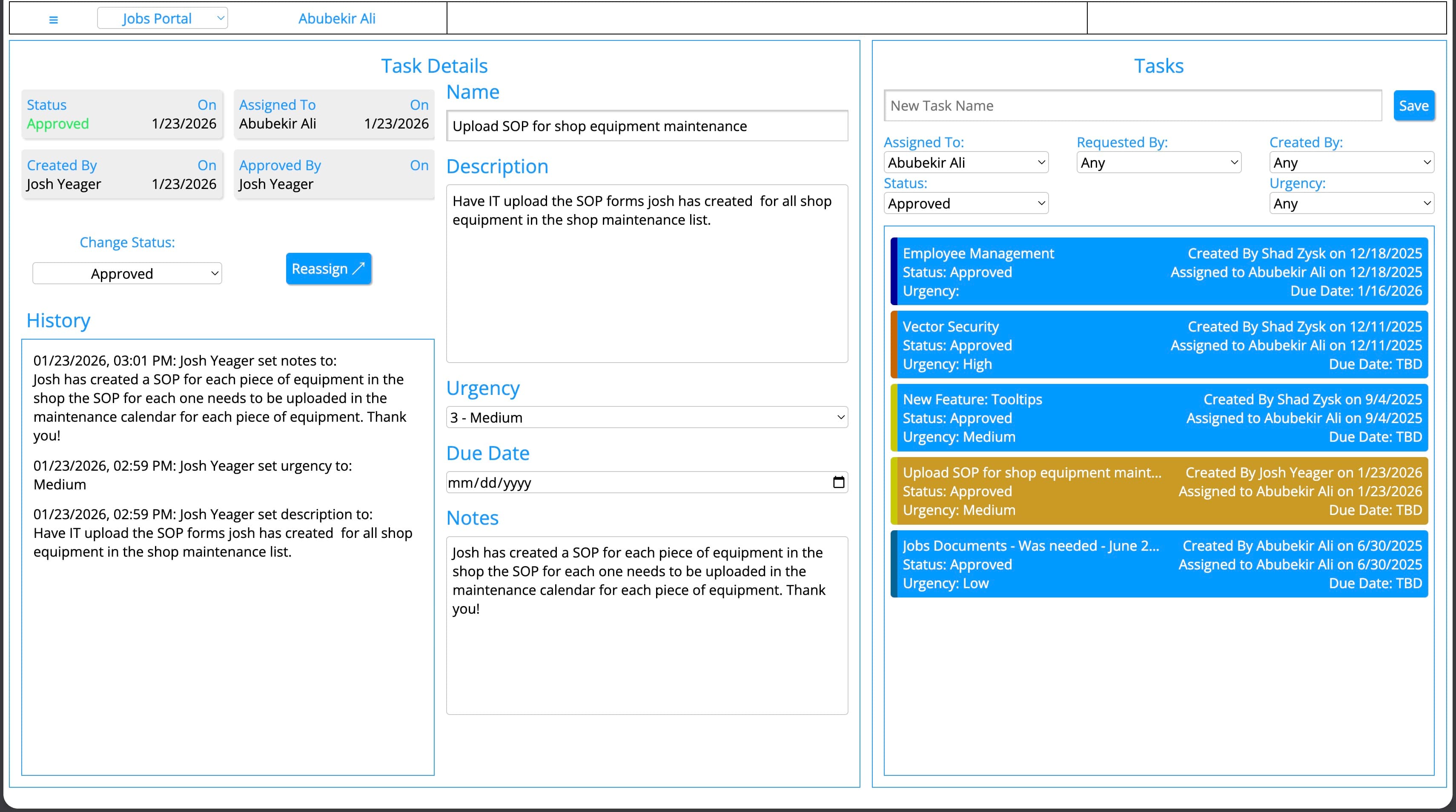 Task Management System preview